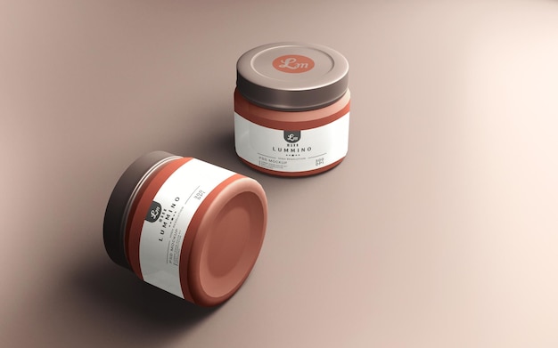 Cosmetic product minimal mockup