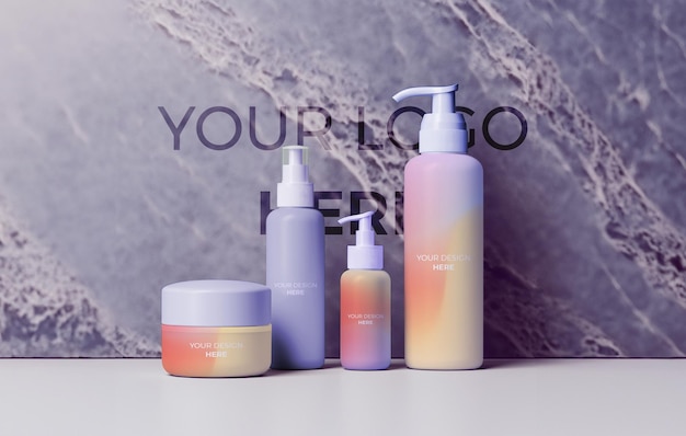 PSD mockup di prodotto cosmetico