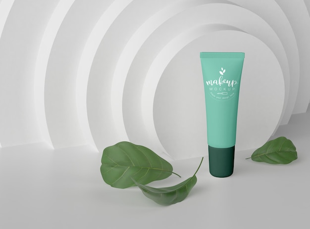 Cosmetic product packaging mockup