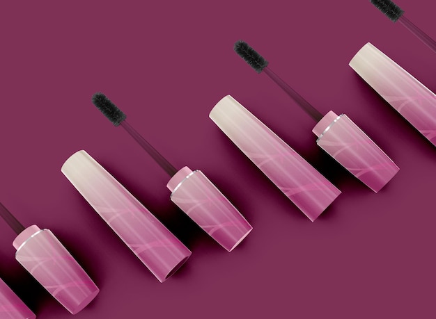 PSD cosmetic products mockup