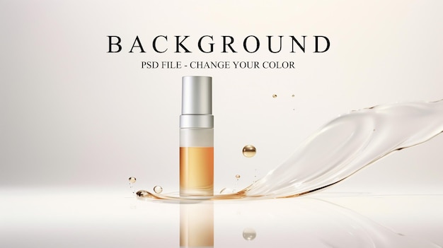 Cosmetic skincare product background