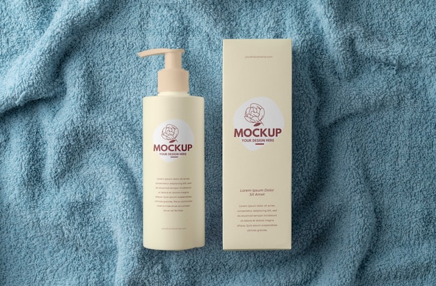 cosmetic spray bottle mock-up