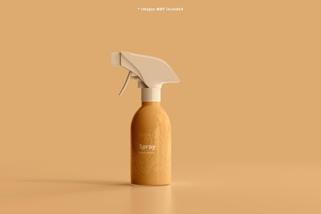 Cosmetic spray bottle mockup