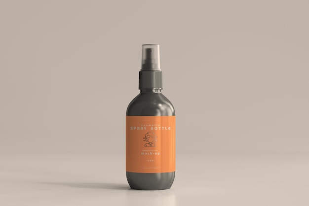 Cosmetic Spray Bottle Mockup