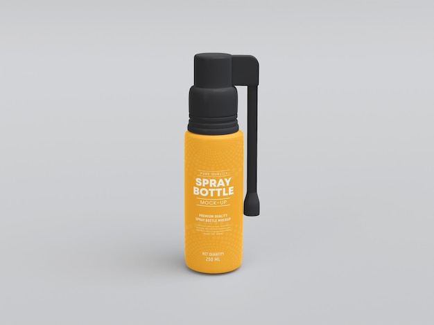 PSD mockup di flacone spray cosmetico