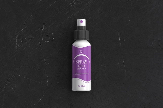 Mockup di flacone spray cosmetico