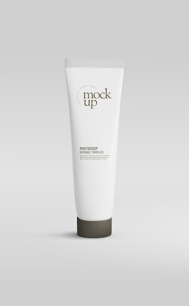 Cosmetic squeeze tube mockup