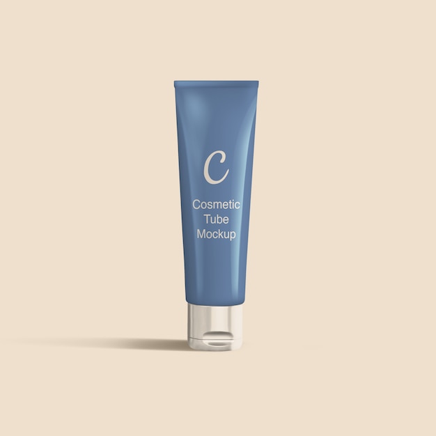 Cosmetic tube mockup