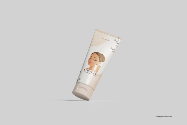 PSD cosmetic tube mockup