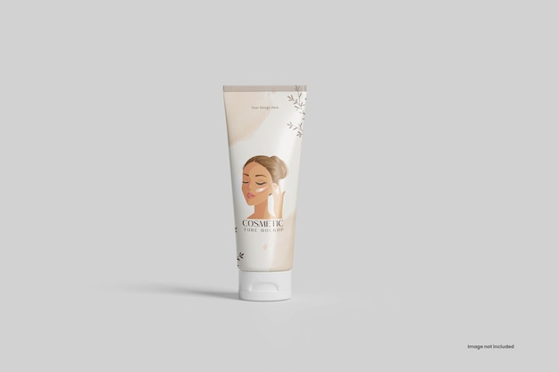 PSD mockup di tubo cosmetico