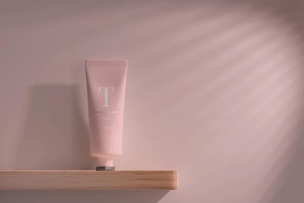 PSD cosmetic tube mockup