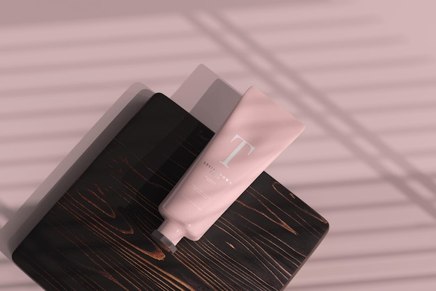 Mockup di tubo cosmetico