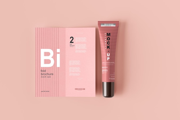 cosmetic tube mockup