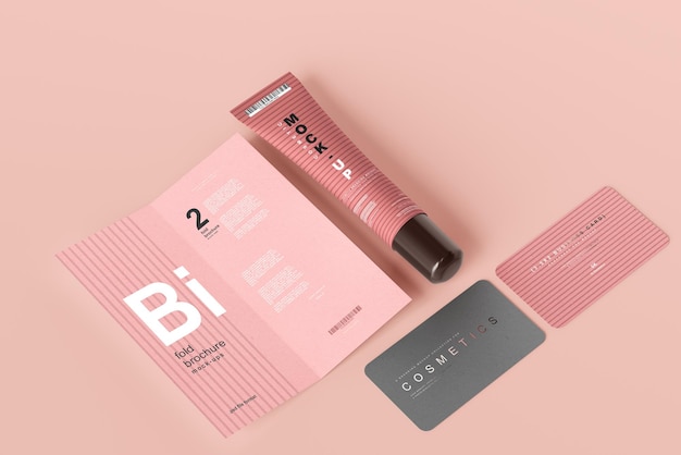 cosmetic tube mockup