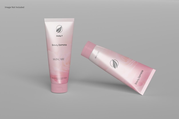 Cosmetic tube mockup