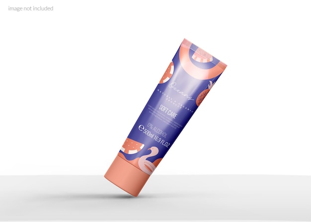 PSD cosmetic tube mockup