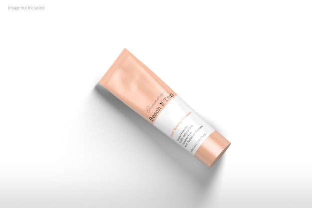 Cosmetic tube mockup