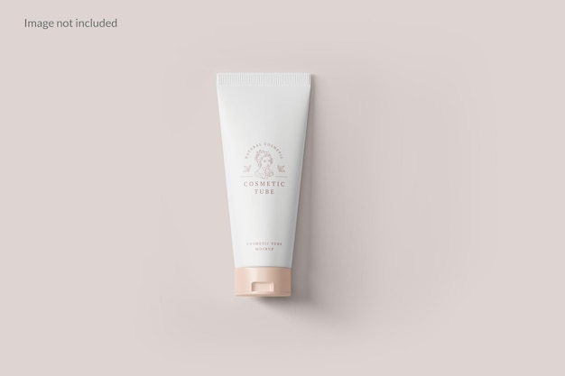 Mockup di imballaggio per tubi cosmetici