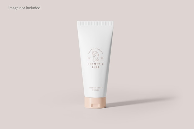 Mockup di imballaggio per tubi cosmetici