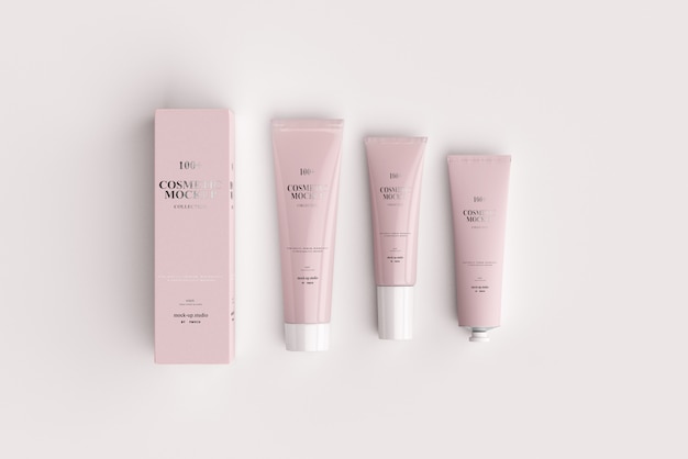 Cosmetic Tubes Mockups