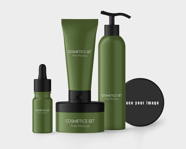 PSD cosmetics mockup free psd