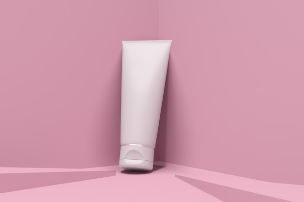 Cosmetics packaging mockup skincare  