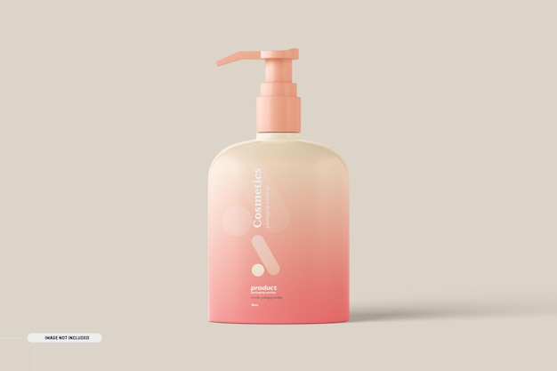 Cosmetics packaging product mockup