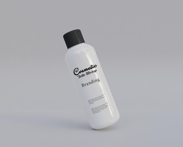 PSD cosmetics shampooo bottle mockup