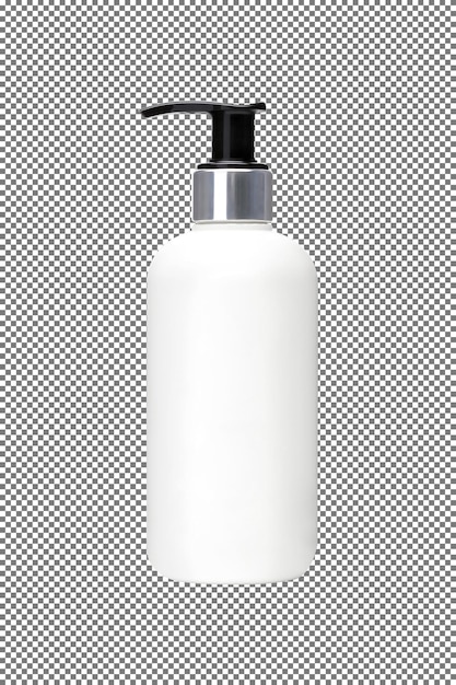 cosmetische container met zwarte pomp