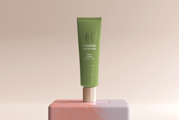 Cosmetische cream tube mockup