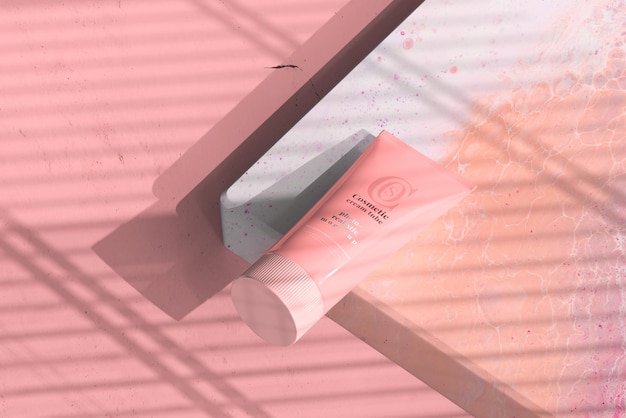 Cosmetische cream tube mockup