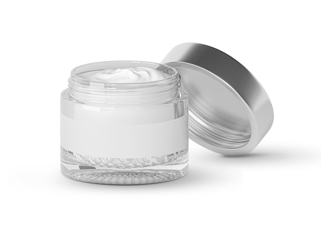 Cosmetische crème doorzichtige achtergrond