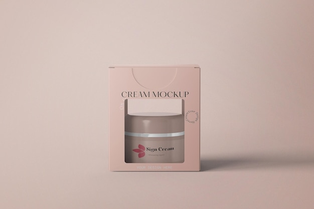 Cosmetische crème mockup