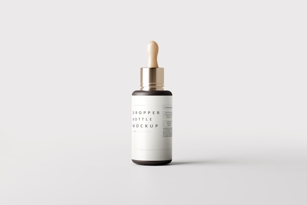 Cosmetische druppelflesje Mockup