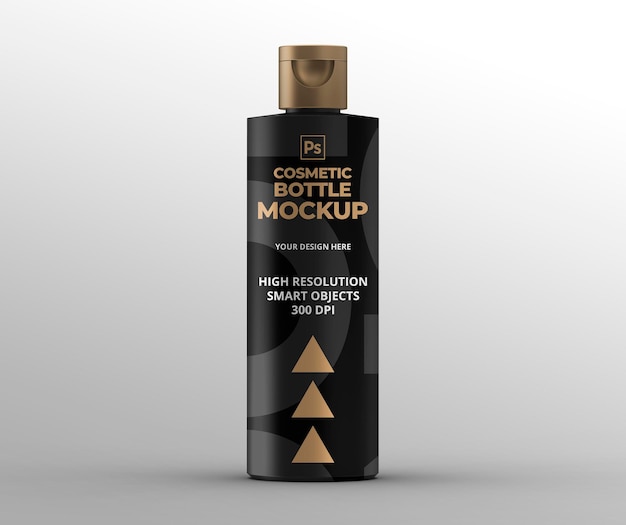 Cosmetische fles-mockup voor branding en reclamepresentaties