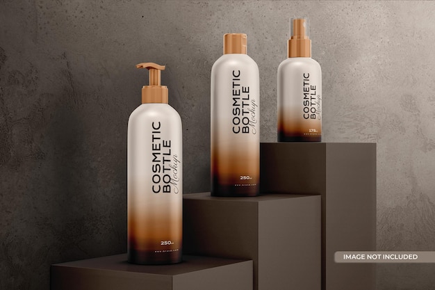 Cosmetische fles mockup