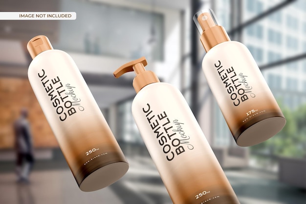 Cosmetische fles mockup