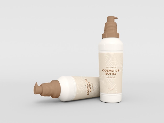 Cosmetische fles mockup