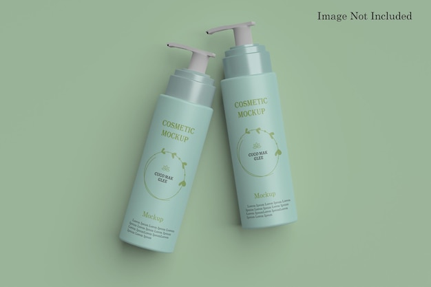 Cosmetische fles mockup