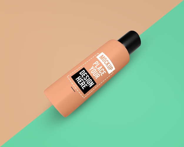 Cosmetische fles mockup