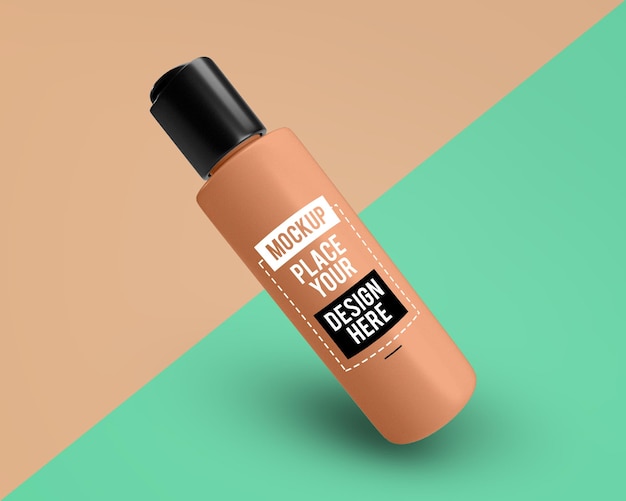 Cosmetische fles mockup