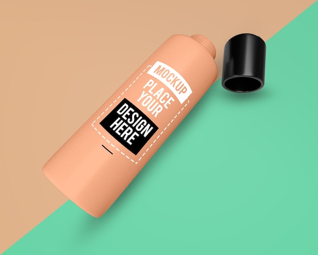 Cosmetische fles mockup