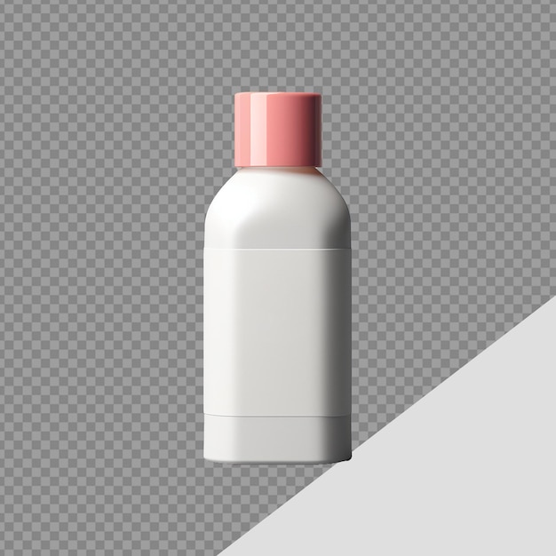 PSD cosmetische fles png geïsoleerd op transparante achtergrond