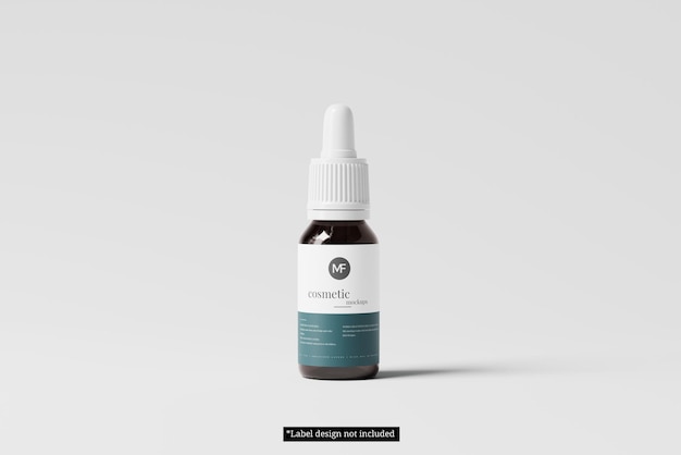 Cosmetische Mockup Set met een Pump Bottle een Spray Bottle en een Dropper Bottle