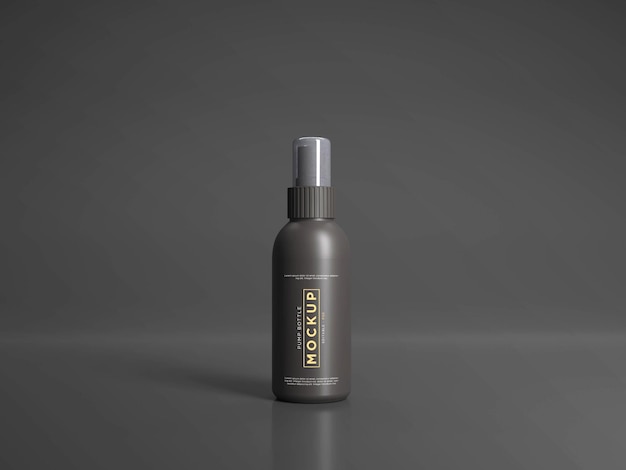 Cosmetische pump bottle mockup