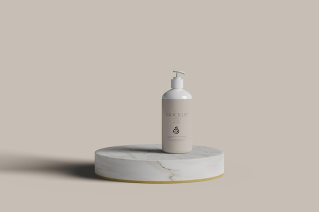 Cosmetische pump bottle mockup