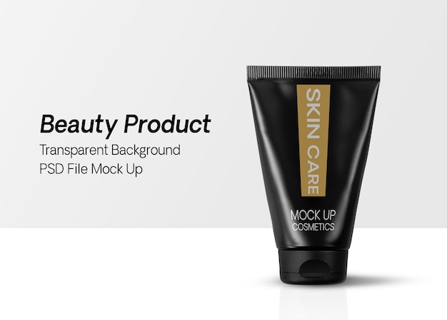 Cosmetische verpakking mockup psd