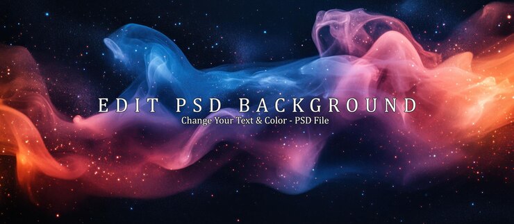 PSD 宇宙星雲 宇宙の夢のような抽象的な解釈