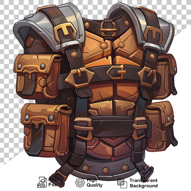 A costume for a knight that is on a transparent background with png file