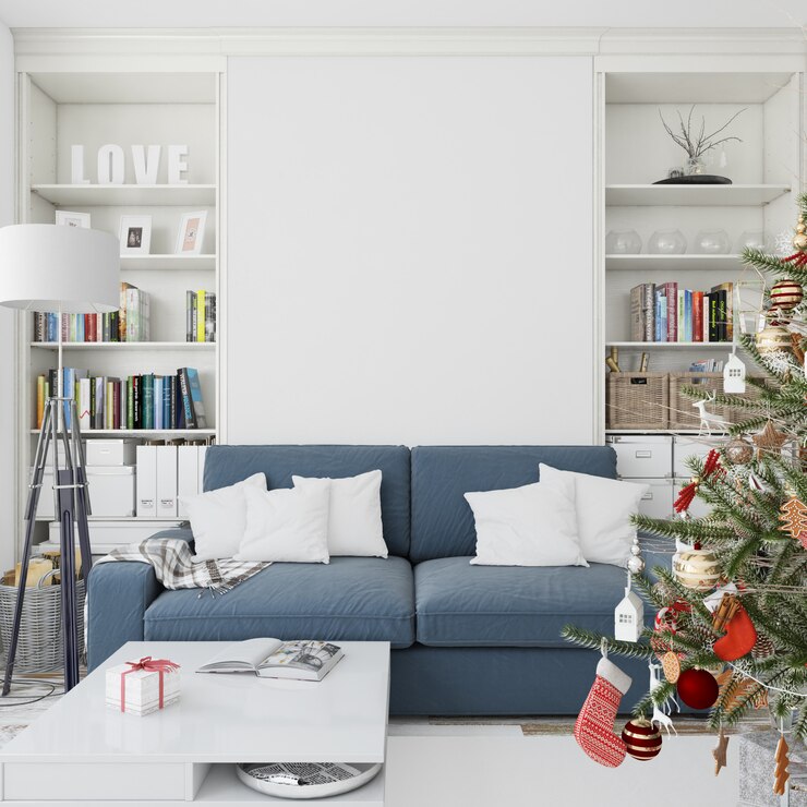PSD cosy living room